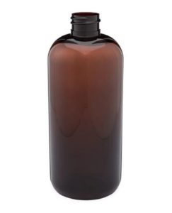 16 oz Amber PET Bos Rnd