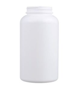 500cc Wht HDPE Rnd Packer