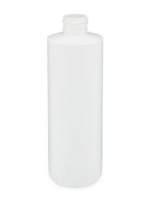 8 oz Wht HDPE Cyl