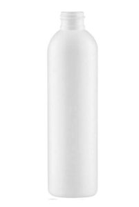 8.5 oz Wht HDPE Metric Bullet Rnd