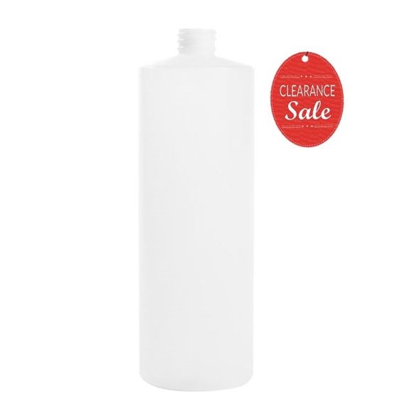 32 oz Natural HDPE Straight Sided Cylinder - Empire Emco