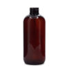12 oz (355ml) Light Amber PET Traditional Boston Rounds 28-410