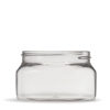 6 oz (188ml) Clear PET Firenze Square Jars 70-400
