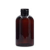 4 oz (125ml) Light Amber PET Squat Boston Rounds 24-410