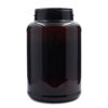 5000cc (160 oz) Light Amber PET Indented Label Large Rounds 120-400