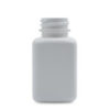 1oz (30cc) White HDPE Square Packers 24-400 - Image 2