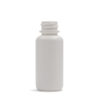 1 oz White HDPE Pharma Boston Rounds 20-400