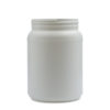 2000cc White HDPE Indented Label Large Rounds 110-400