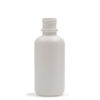 4 oz White HDPE Pharma Boston Rounds 24-410