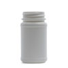 75cc White HDPE V-line Indented Round Packers 38-400