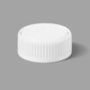 38-400 CRC White Ribbed Closures