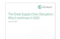 The Great Supply Chain Disruption: Why it continues in 2022