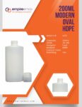 200ml Modern Oval HDPE - Image 2