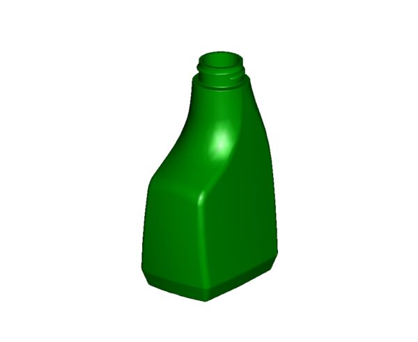 8 oz, HDPE, Cstm RTU Sprayer Oblg, 28-400 finish, 25 grams