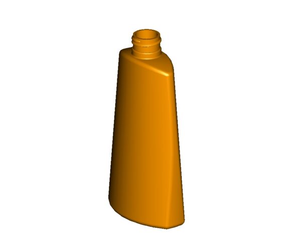 240 ml, HDPE, Triangle Oval, 24-410 finish, 20 grams