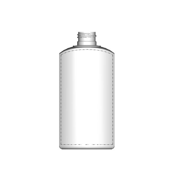 8 oz, HDPE, Styling Flask, 24-410 finish, 21.5 grams - Image 3