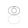 33mm, PP, Flat Oval Snap-Top Closure, - Image 4